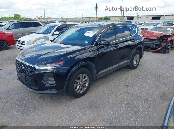 5NMS33AD0KH053030 2019 HYUNDAI SANTA FE Black Przód lewy