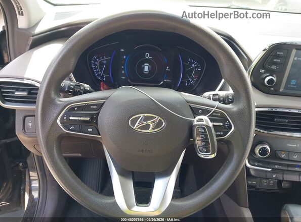 5NMS33AD0KH053030 2019 HYUNDAI SANTA FE Black Widok deski rozdzielczej