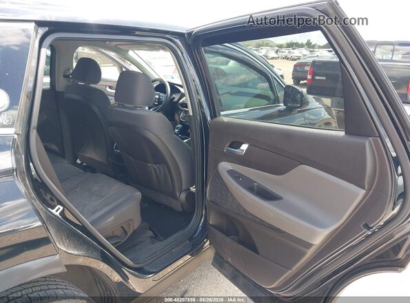 5NMS33AD0KH053030 2019 HYUNDAI SANTA FE Black Widok naklejki z numerem VIN