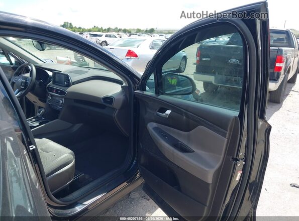 5NMS33AD0KH053030 2019 HYUNDAI SANTA FE Black Widok wnętrza z przodu