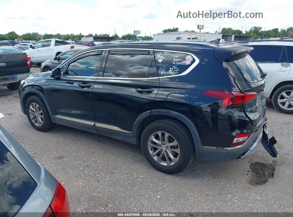 5NMS33AD0KH053030 2019 HYUNDAI SANTA FE Black Widok wnętrza 360 stopni
