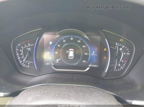 5NMS33AD1LH224224 2020 HYUNDAI SANTA FE Silver Вид задніх сидінь