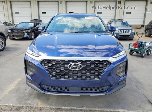 5NMS33AD2LH144818 2020 HYUNDAI SANTA Синий Вид спереди