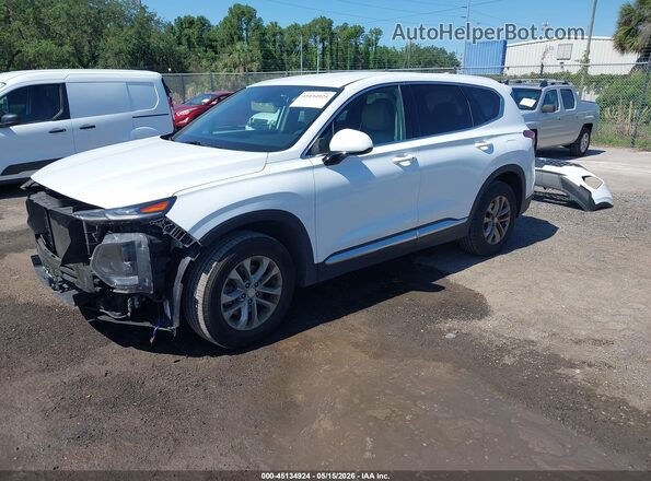 5NMS33AD3KH059968 2019 HYUNDAI SANTA FE White Przód lewy