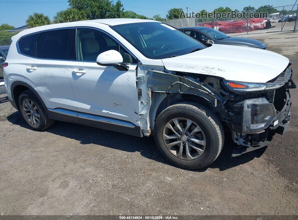 5NMS33AD3KH059968 2019 HYUNDAI SANTA FE White Widok z przodu