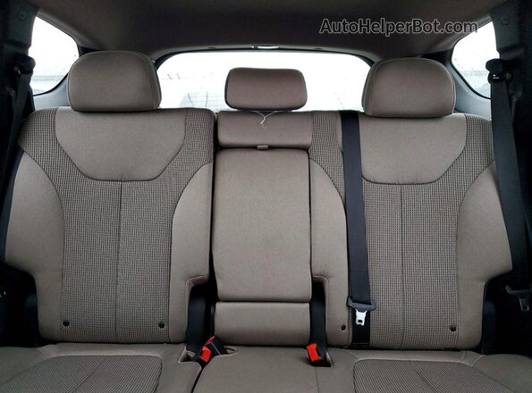 5NMS33AD3LH168626 2020 HYUNDAI SANTA Red Rear seats view