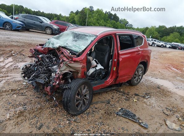 5NMS33AD4KH020953 2019 HYUNDAI SANTA FE Красный Передняя левая четверть