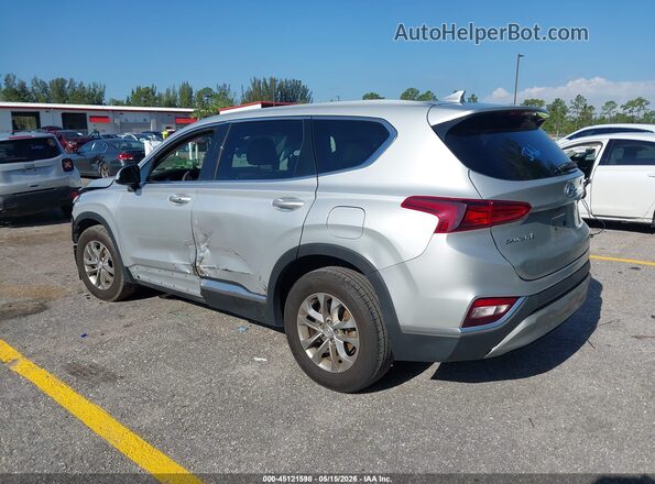 5NMS33AD4KH038854 2019 HYUNDAI SANTA FE Silver უკანა მარცხენა
