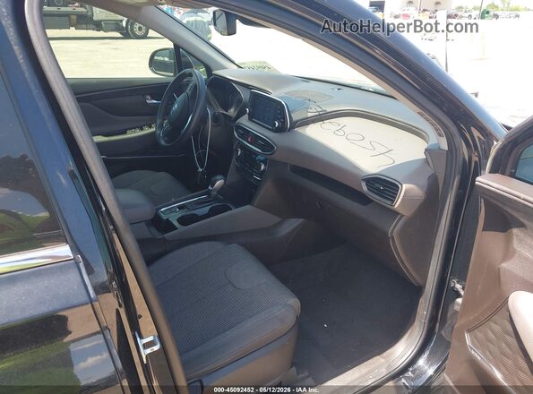 5NMS33AD4LH211113 2020 HYUNDAI SANTA FE Black Вид салону спереду