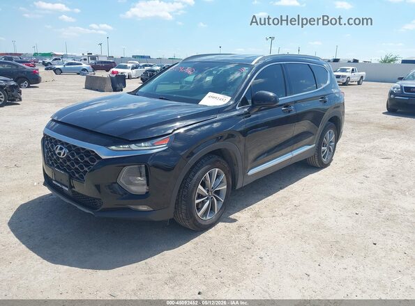 5NMS33AD4LH211113 2020 HYUNDAI SANTA FE Black Передня ліва чверть