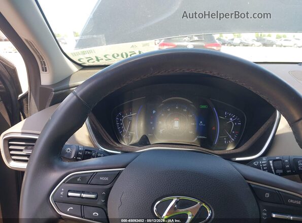 5NMS33AD4LH211113 2020 HYUNDAI SANTA FE Black Вид задніх сидінь