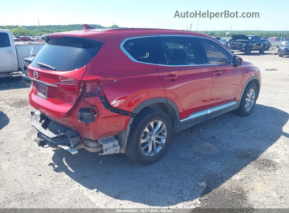 5NMS33AD6LH150184 2020 HYUNDAI SANTA FE Red Հետևի աջ