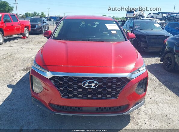 5NMS33AD6LH150184 2020 HYUNDAI SANTA FE Red Սալոնի հետևի տեսք