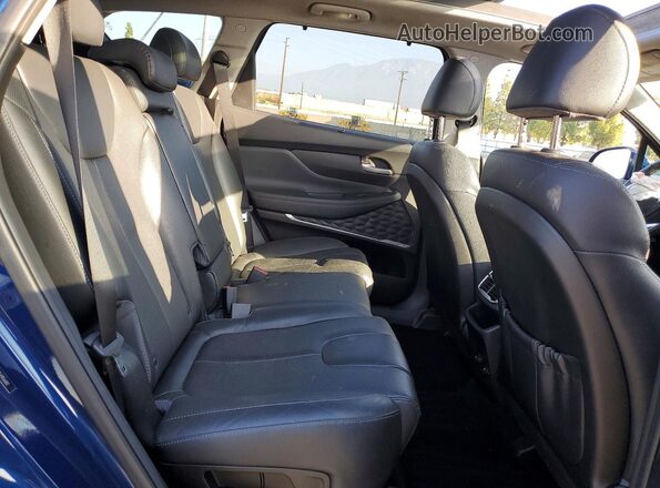 5NMS33AD7LH156687 2020 HYUNDAI SANTA Blue Widok wnętrza z tyłu