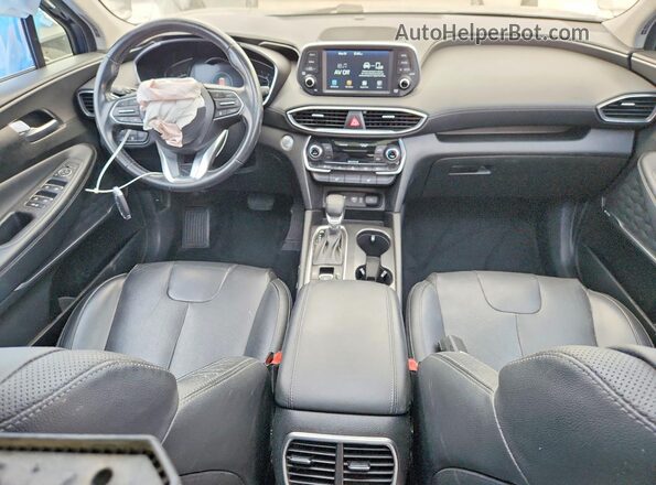 5NMS33AD7LH156687 2020 HYUNDAI SANTA Blue Widok deski rozdzielczej