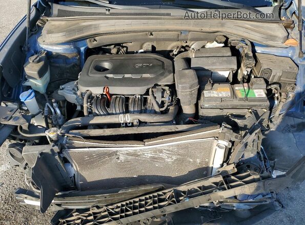 5NMS33AD7LH156687 2020 HYUNDAI SANTA Blue Widok komory silnika