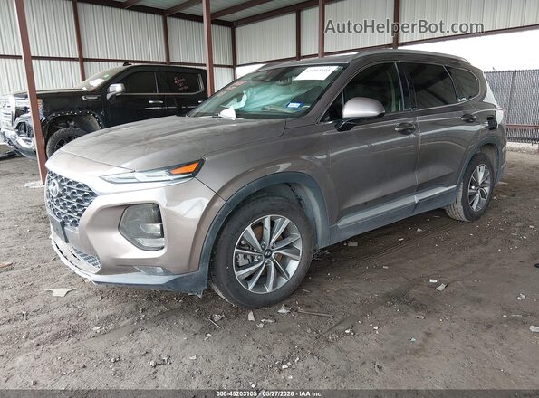5NMS33AD8KH053891 2019 HYUNDAI SANTA FE Brown Front left
