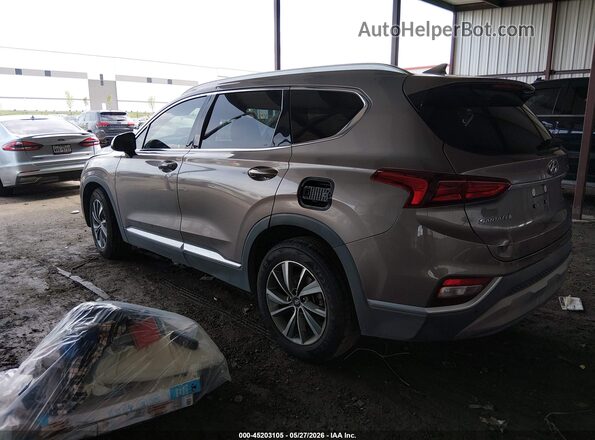 5NMS33AD8KH053891 2019 HYUNDAI SANTA FE Brown Rear left