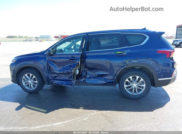 5NMS33AD8LH195627 2020 HYUNDAI SANTA FE Blue Widok z przodu