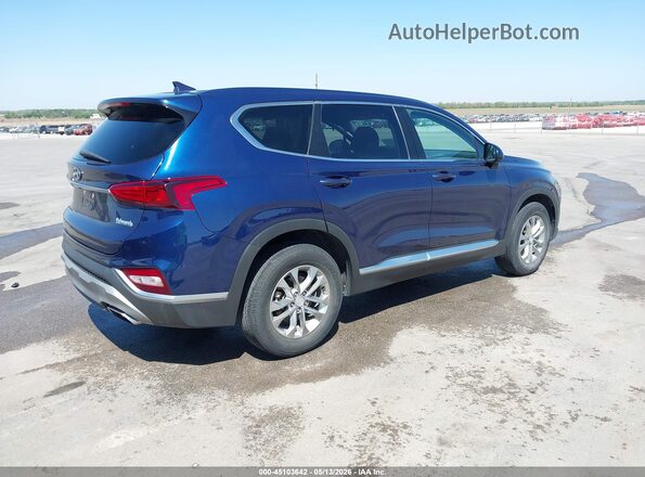 5NMS33AD8LH195627 2020 HYUNDAI SANTA FE Blue Tył prawy