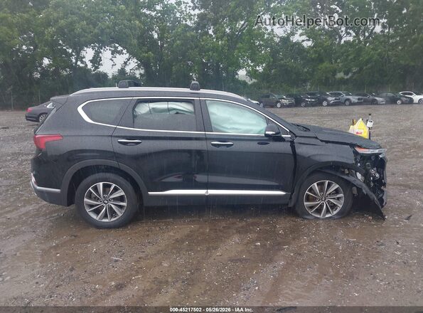 5NMS33AD8LH254515 2020 HYUNDAI SANTA FE Black Rear interior view