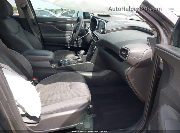 5NMS33AD9KH118828 2019 HYUNDAI SANTA FE Черный Вид салона спереди