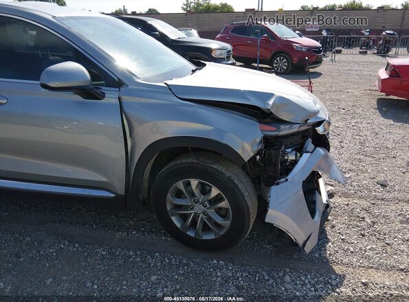 5NMS33AD9LH223015 2020 HYUNDAI SANTA FE Silver Widok z przodu