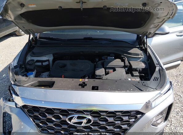 5NMS33AD9LH223015 2020 HYUNDAI SANTA FE Silver Widok z tyłu