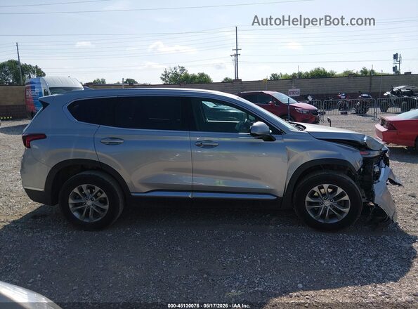 5NMS33AD9LH223015 2020 HYUNDAI SANTA FE Silver Widok wnętrza z tyłu