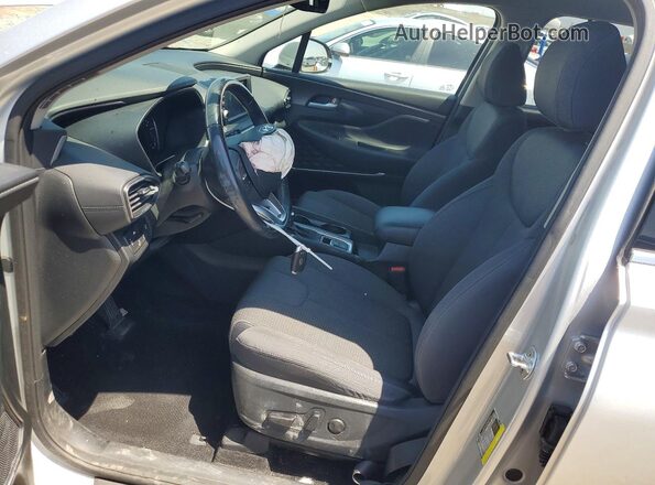 5NMS33ADXKH021752 2019 HYUNDAI SANTA Silver Вид салону спереду