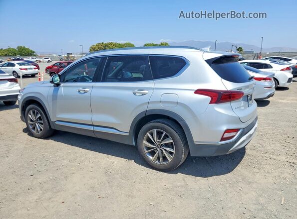 5NMS33ADXKH021752 2019 HYUNDAI SANTA Silver Задня ліва чверть