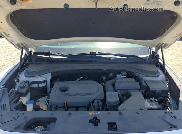 5NMS33ADXKH021752 2019 HYUNDAI SANTA Silver Вид підкапотного простору
