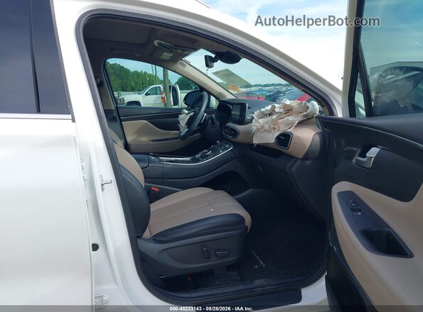 5NMS34AJ0PH615172 2023 HYUNDAI SANTA FE White Widok wnętrza z przodu