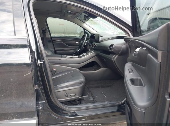 5NMS34AJ1NH466980 2022 HYUNDAI SANTA FE Black Вид салону спереду