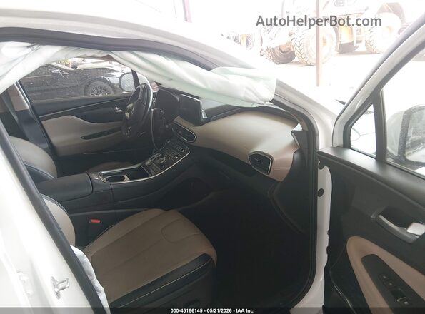 5NMS34AJ2NH428951 2022 HYUNDAI SANTA FE White წინა სალონის ხედი