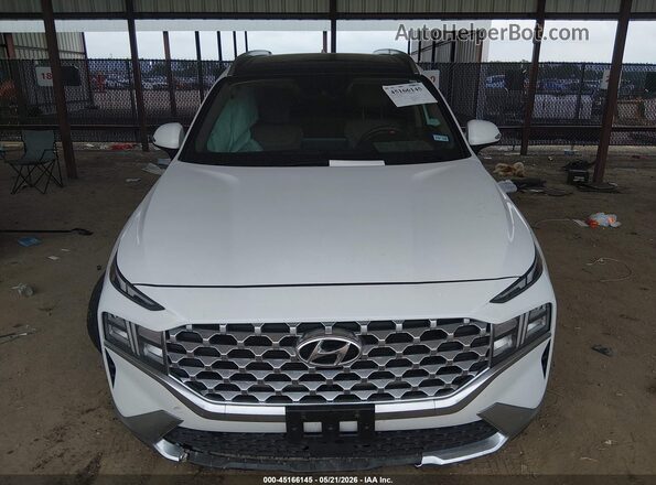 5NMS34AJ2NH428951 2022 HYUNDAI SANTA FE White ხელსაწყოთა პანელის ხედი