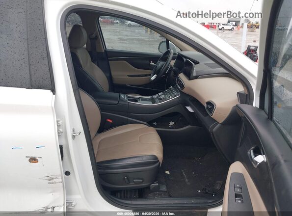 5NMS34AJ4NH439627 2022 HYUNDAI SANTA FE White Սալոնի դիմացի տեսք