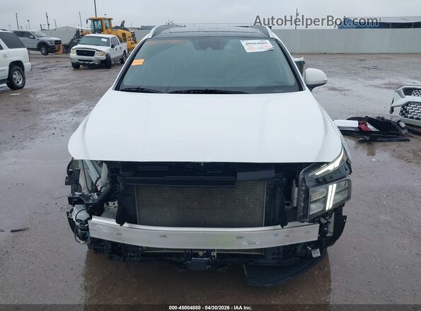 5NMS34AJ4NH439627 2022 HYUNDAI SANTA FE White Սալոնի հետևի տեսք