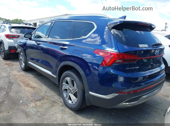 5NMS34AJ7MH341125 2021 HYUNDAI SANTA FE Blue 