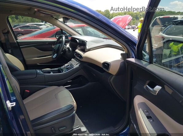 5NMS34AJ7MH341125 2021 HYUNDAI SANTA FE Blue 