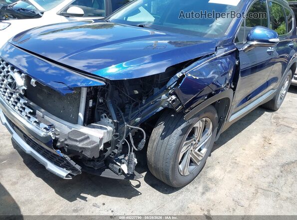 5NMS34AJ7MH341125 2021 HYUNDAI SANTA FE Blue 