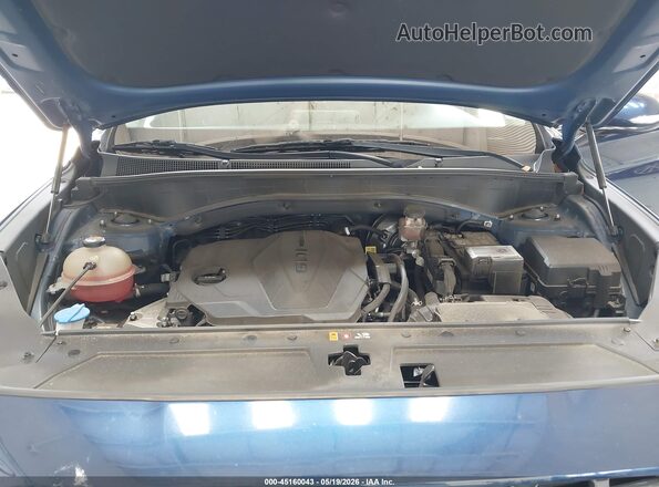 5NMS34AJ7NH463839 2022 HYUNDAI SANTA FE Blue Rear view
