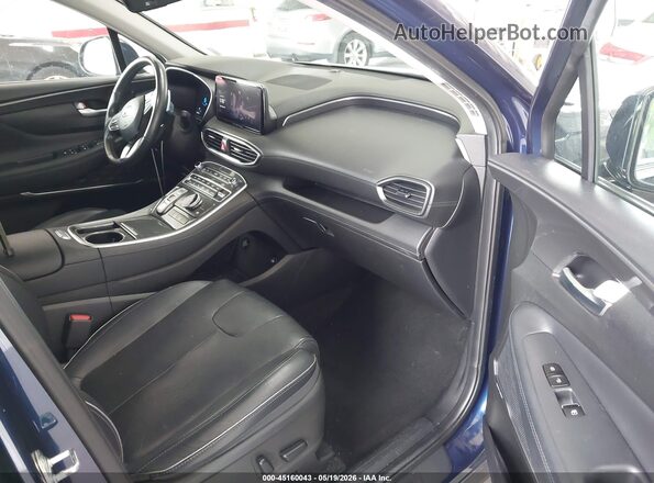 5NMS34AJ7NH463839 2022 HYUNDAI SANTA FE Blue Front interior view