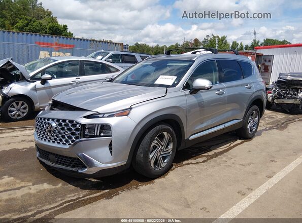 5NMS34AJ9PH615882 2023 HYUNDAI SANTA FE Silver Vista tres cuartos delantera izquierda