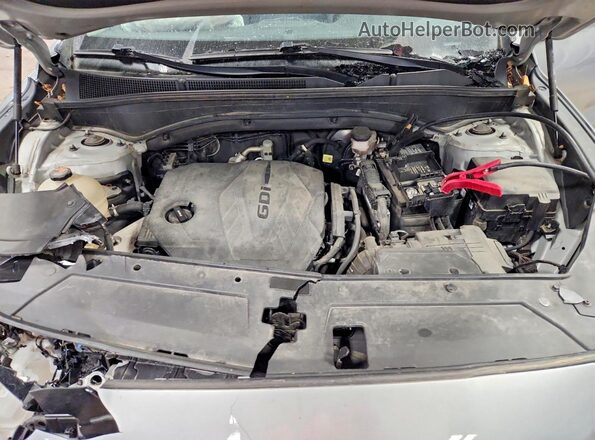 5NMS34AJXPH522756 2023 HYUNDAI SANTA Blue Vista del compartimento del motor
