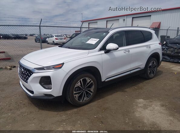 5NMS3CAA6LH299989 2020 HYUNDAI SANTA FE White 