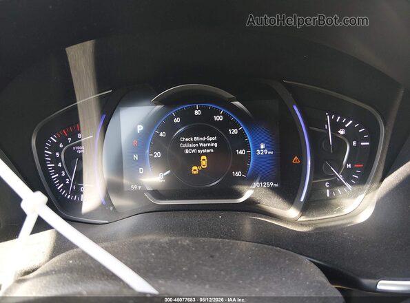 5NMS3CAD1KH049617 2019 HYUNDAI SANTA FE Синий Вид задних сидений
