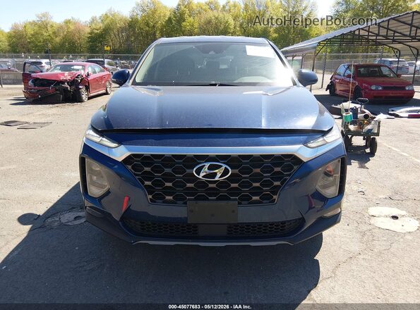 5NMS3CAD1KH049617 2019 HYUNDAI SANTA FE Синий Вид щитка приборов