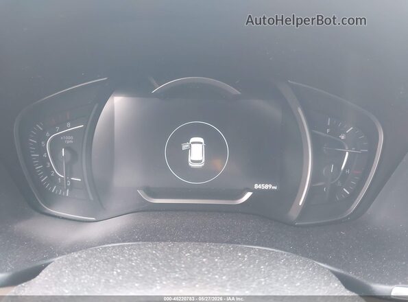 5NMS3CAD1LH181262 2020 HYUNDAI SANTA FE White Widok tylnych siedzeń