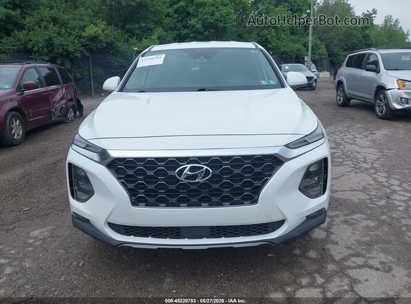 5NMS3CAD1LH181262 2020 HYUNDAI SANTA FE White Widok wnętrza z tyłu